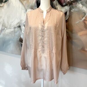 Johnny Was’ Pete & Greta Delicate Pink Shaki Blouse, Size XS